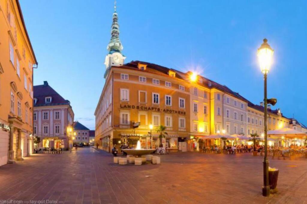 Moderne Innenstadtwohnung Klagenfurt Klagenfurt am Woerthersee Exteriér fotografie